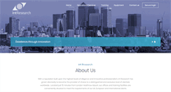 Desktop Screenshot of intresearch.co.uk